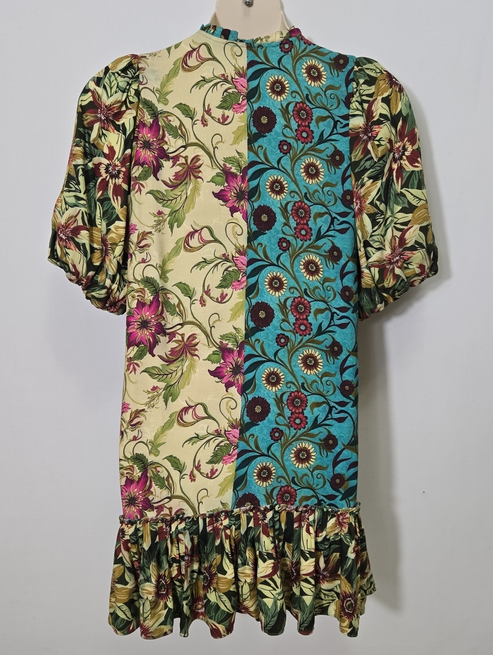 Celina Moon Moonlit Floral Dress Size S Peff Sleeve Ruffle‎ - Picture 11 of 11